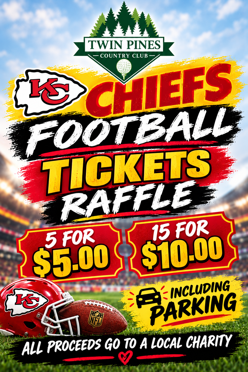 Charity Chiefs Ticket Raffle