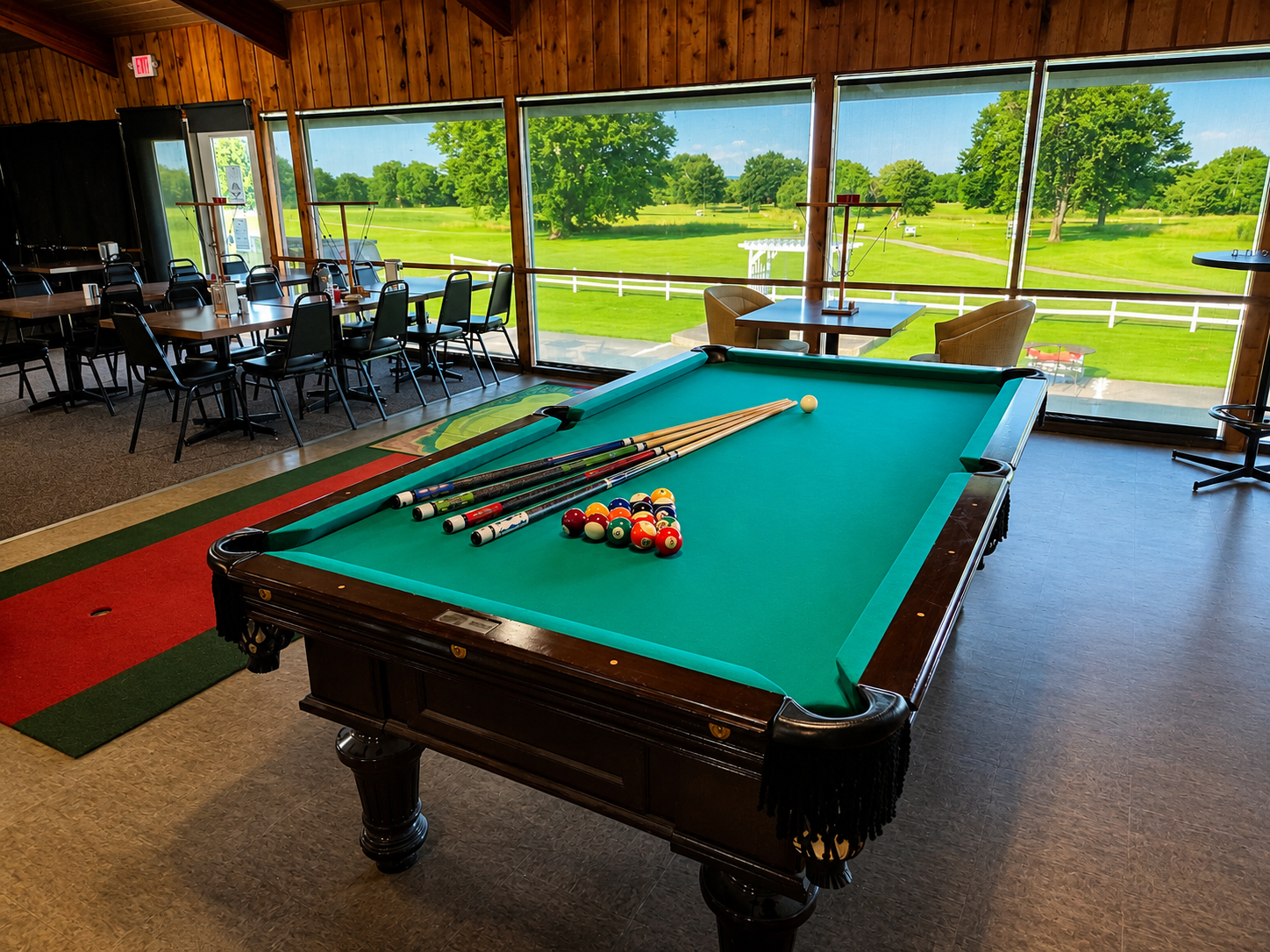 Free Pool Table — Now Open